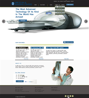 Web Design by Asad Ali for MRI Scan Center | Design: #1728418