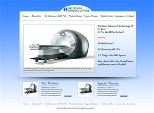 Web Design by Asad Ali for MRI Scan Center | Design #1734301