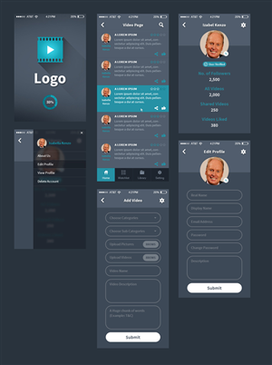 App Design by Hashim Creetto
