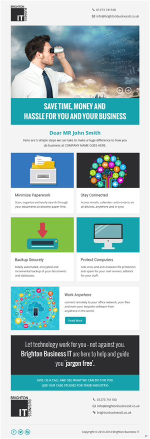 Newsletter Design by pb