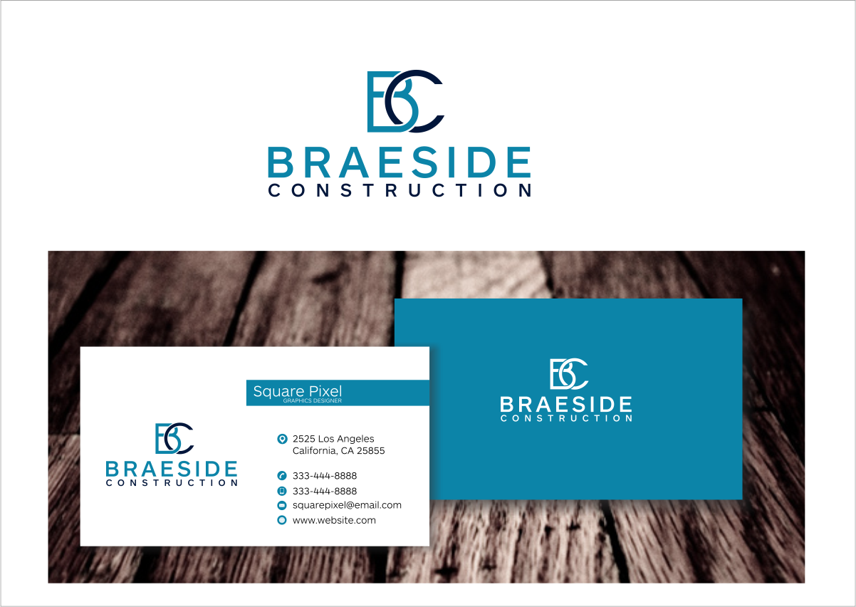 Logo Design by squarepixel for Braeside Construction | Design #5061692