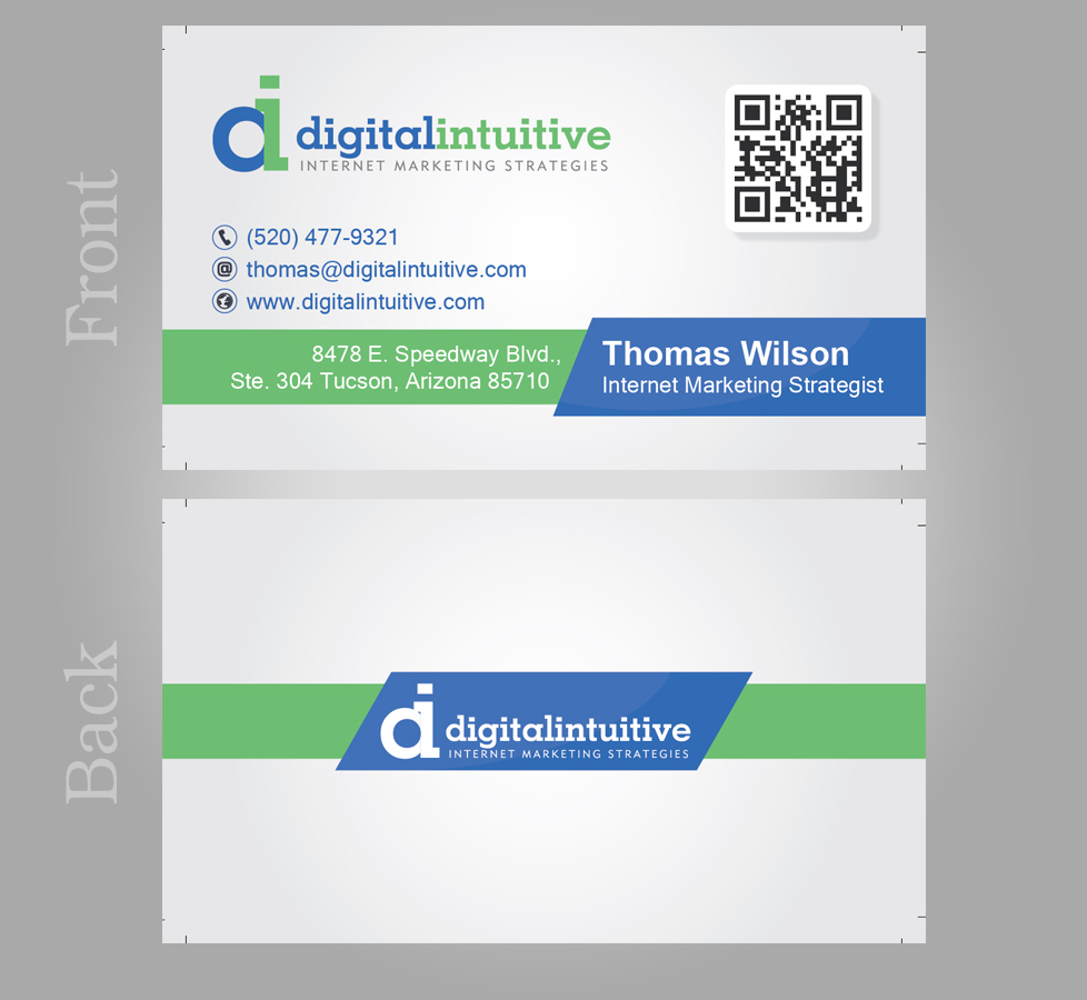Diseño de Tarjeta por Creativedges para Digital Intuitive LLC | Diseño #5060390