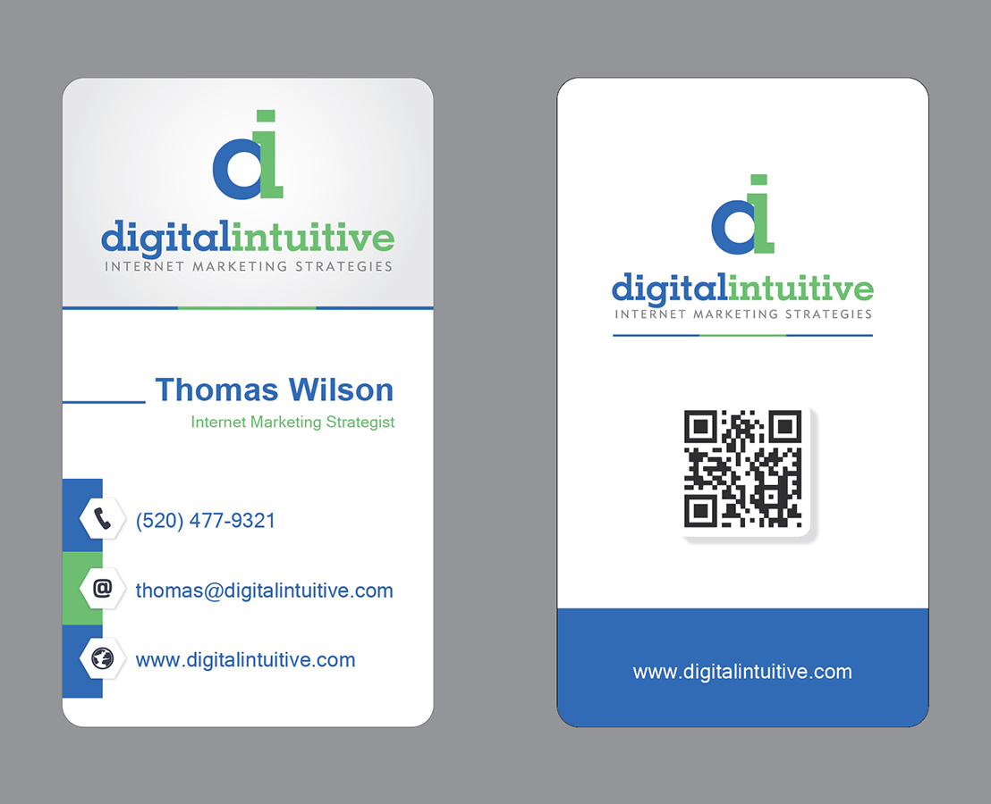 Diseño de Tarjeta por Creativedges para Digital Intuitive LLC | Diseño #5060749