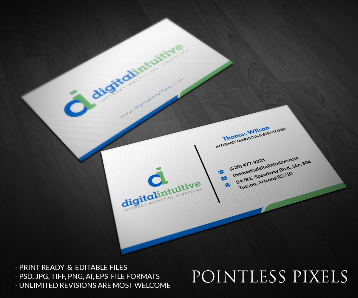 Design de Carte par Pointless Pixels India pour Digital Intuitive LLC | Design #5057551