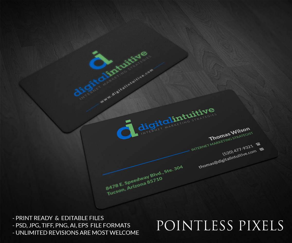 Card Design by Pointless Pixels India for Digital Intuitive LLC | Design #5057712