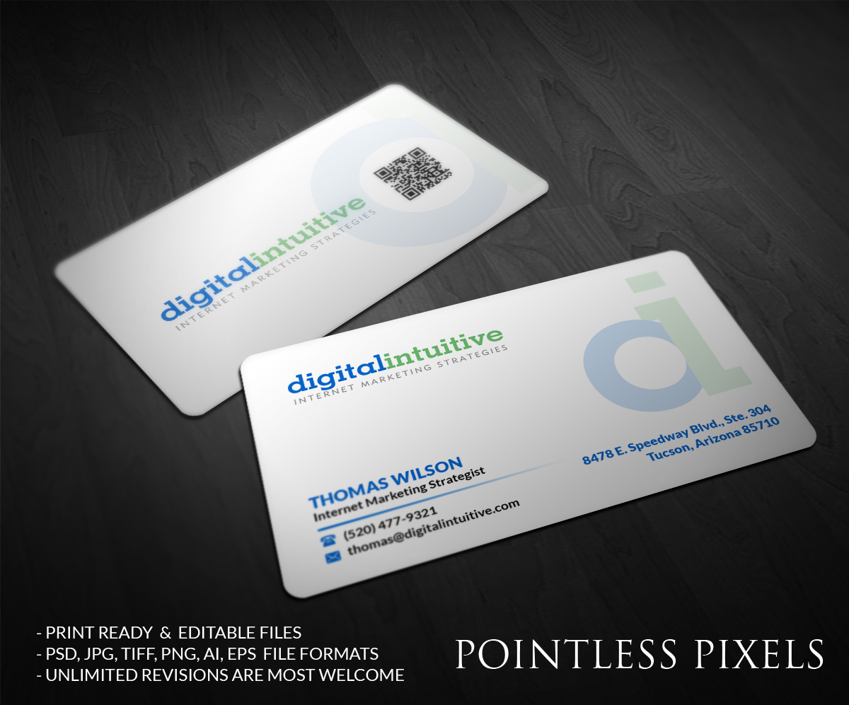 Design de Carte par Pointless Pixels India pour Digital Intuitive LLC | Design #5071081