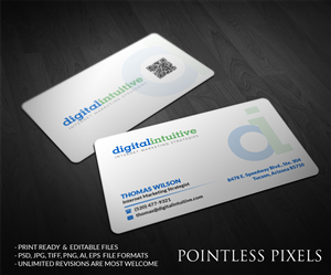 Card Design by Pointless Pixels India for Digital Intuitive LLC | Design: #5071081