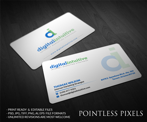 Card Design by Pointless Pixels India for Digital Intuitive LLC | Design: #5071094