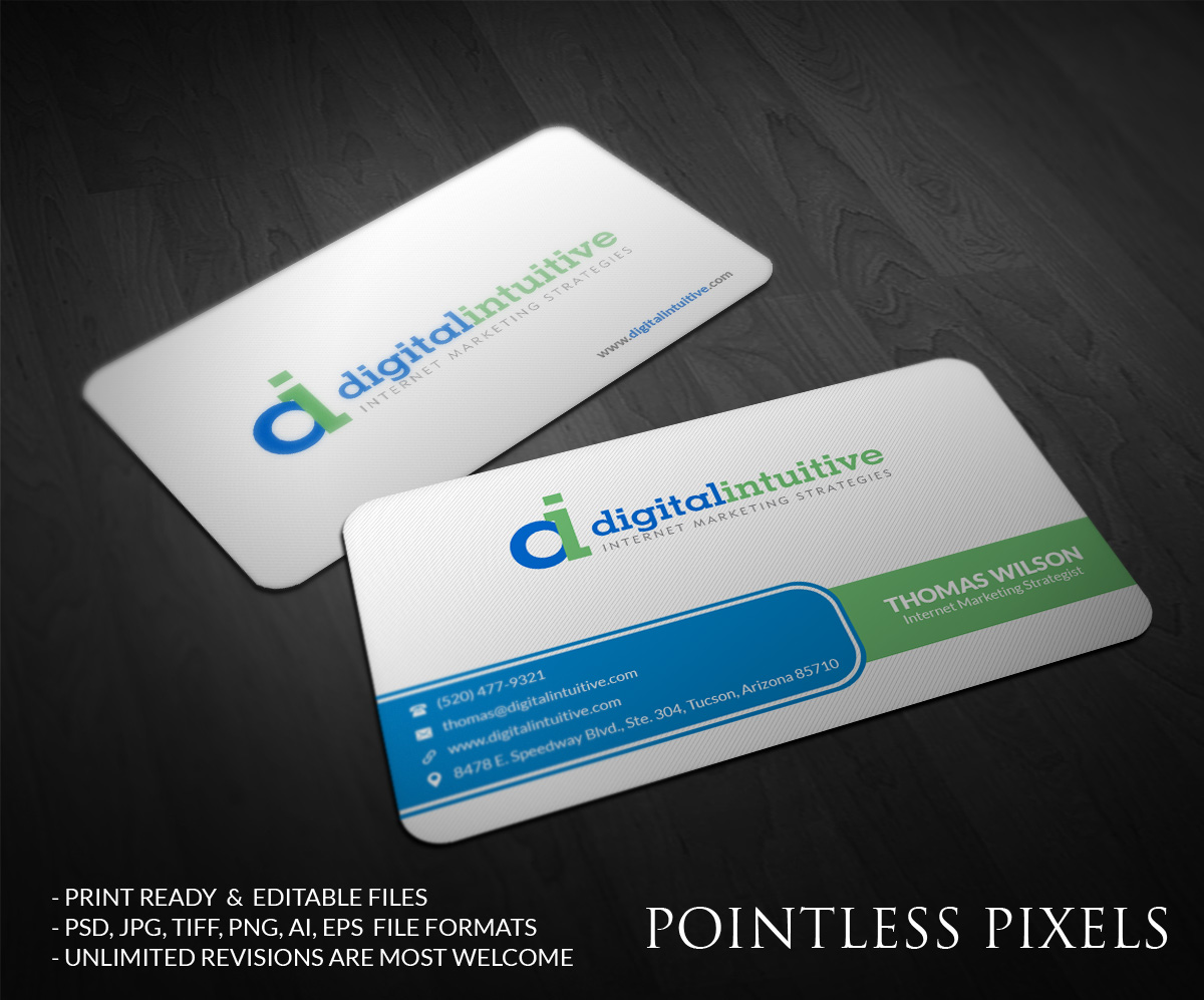 Design de Carte par Pointless Pixels India pour Digital Intuitive LLC | Design #5078479