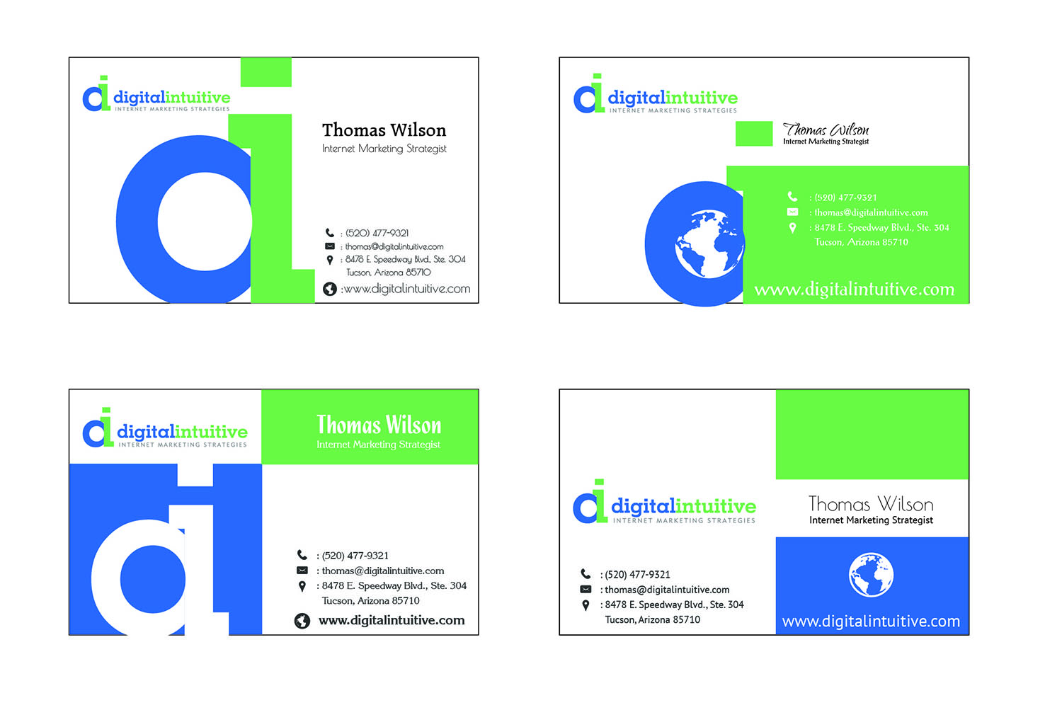 Card Design by TechWise for Digital Intuitive LLC | Design #5060121
