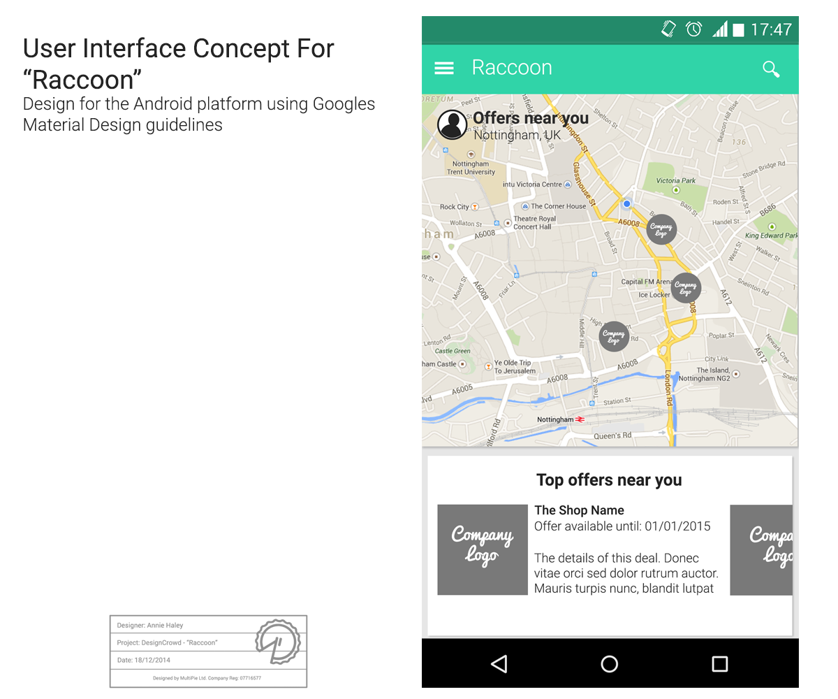 App Design by Annie_Haley for this project | Design #5115385