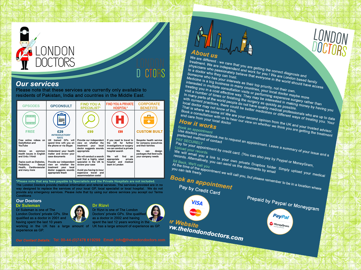 Flyer Design by razamustafaa for Desi Medics Limited | Design #5101662
