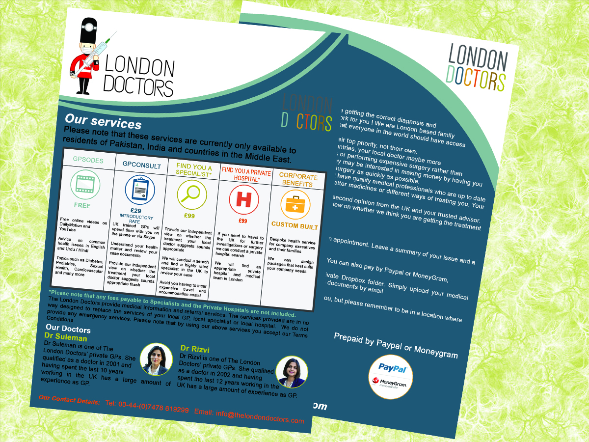 Flyer Design by razamustafaa for Desi Medics Limited | Design #5101664