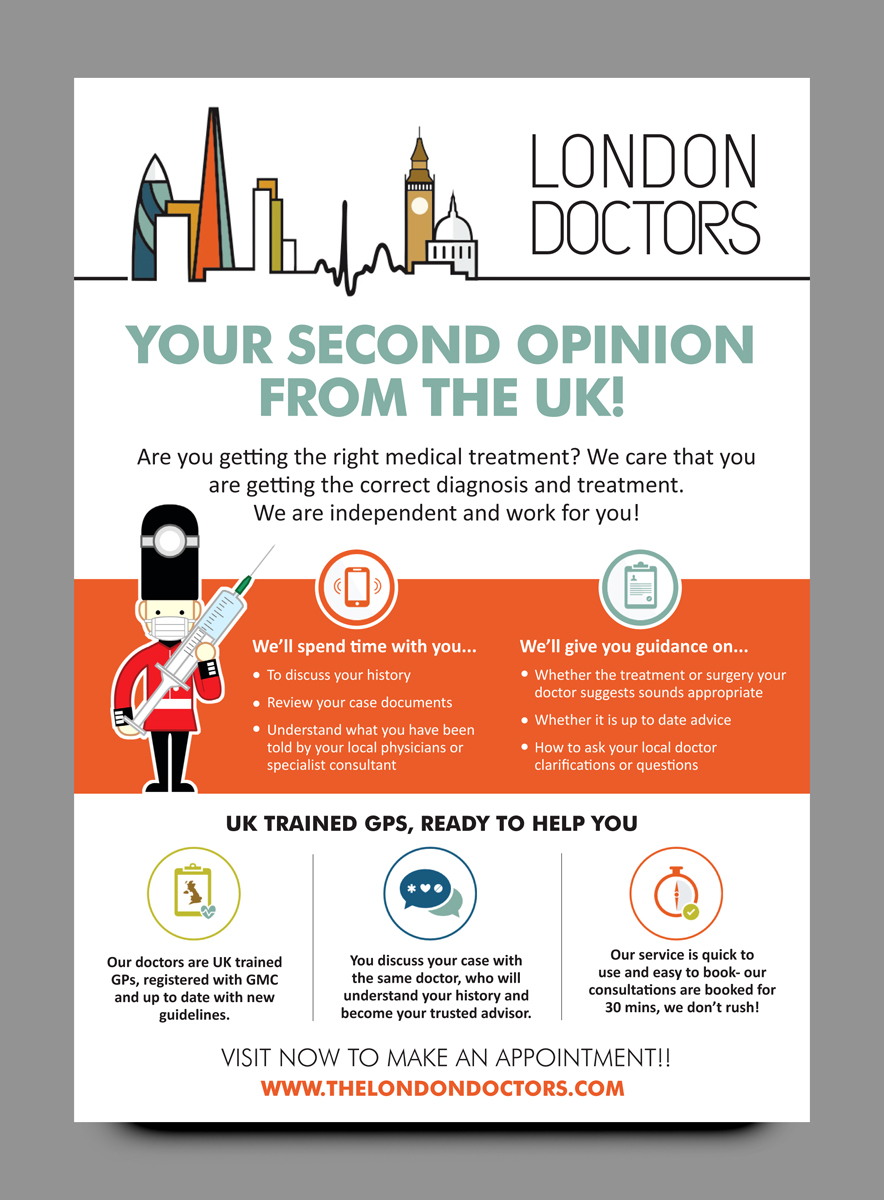 Diseño de Flyer por rkailas para Desi Medics Limited | Diseño #5122680