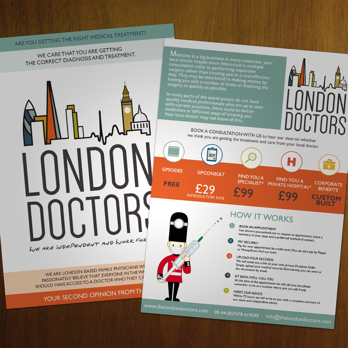 Flyer Design by Ælx for Desi Medics Limited | Design #5109172