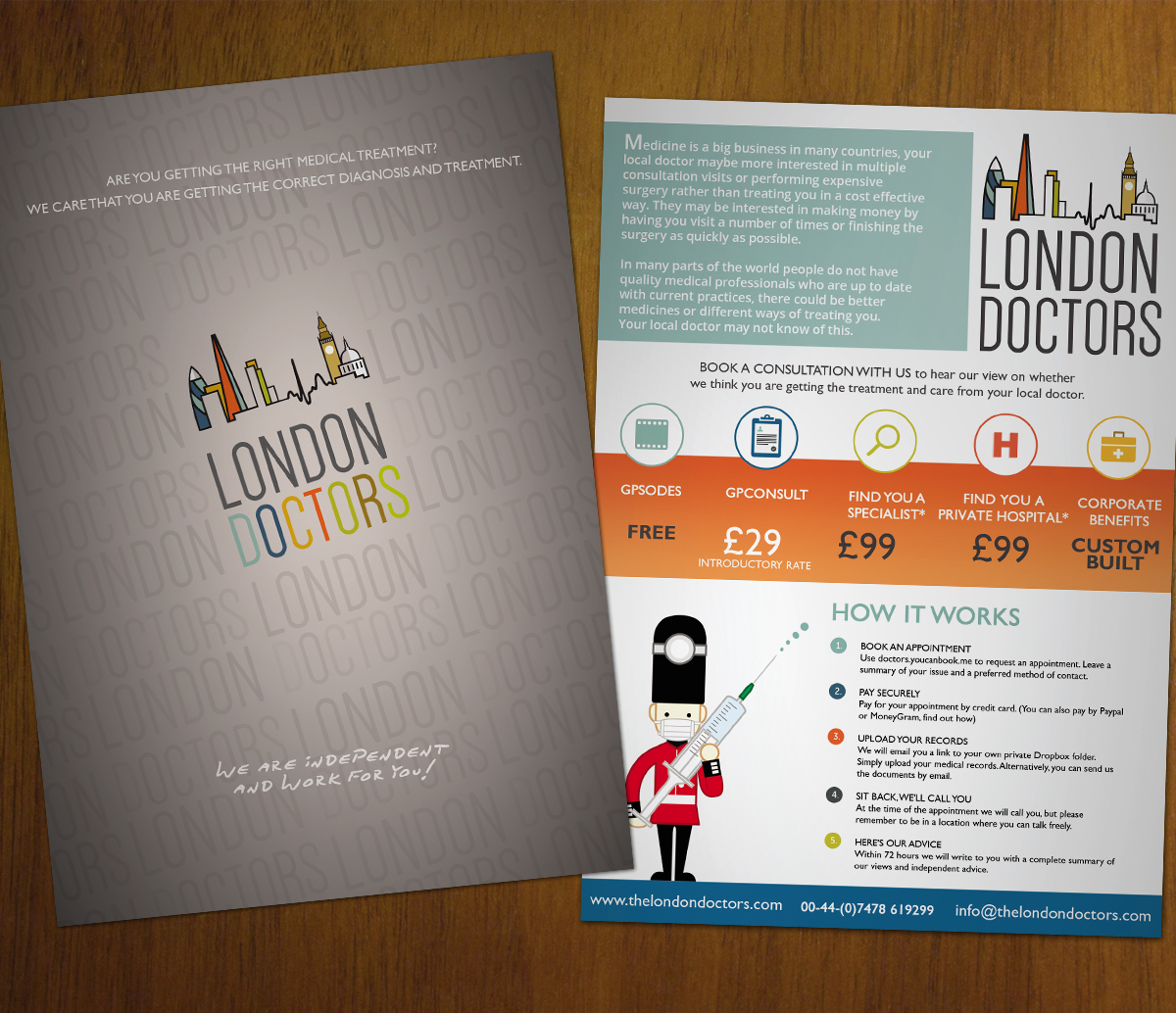 Flyer Design by Ælx for Desi Medics Limited | Design #5109878