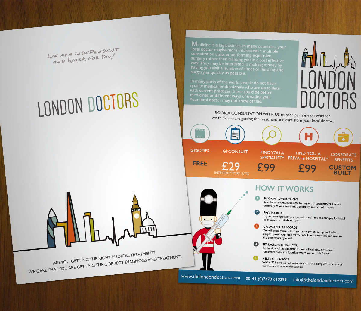 Flyer Design by Ælx for Desi Medics Limited | Design #5110168