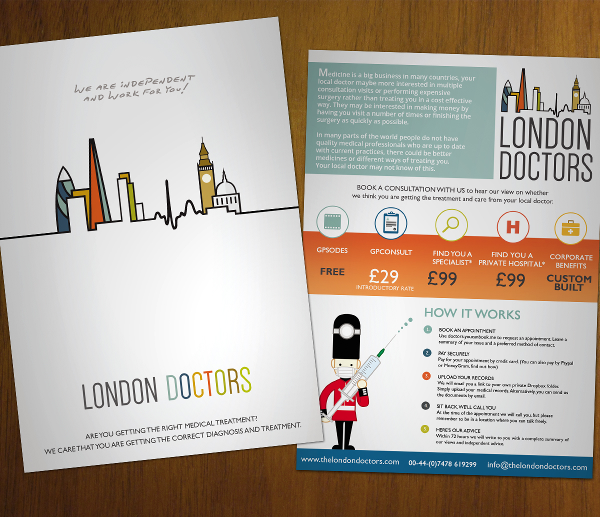 Flyer Design by Ælx for Desi Medics Limited | Design #5110208