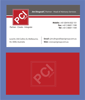 Business Card Design by kiyos creativities for d2e Pty Ltd | Design: #1456599