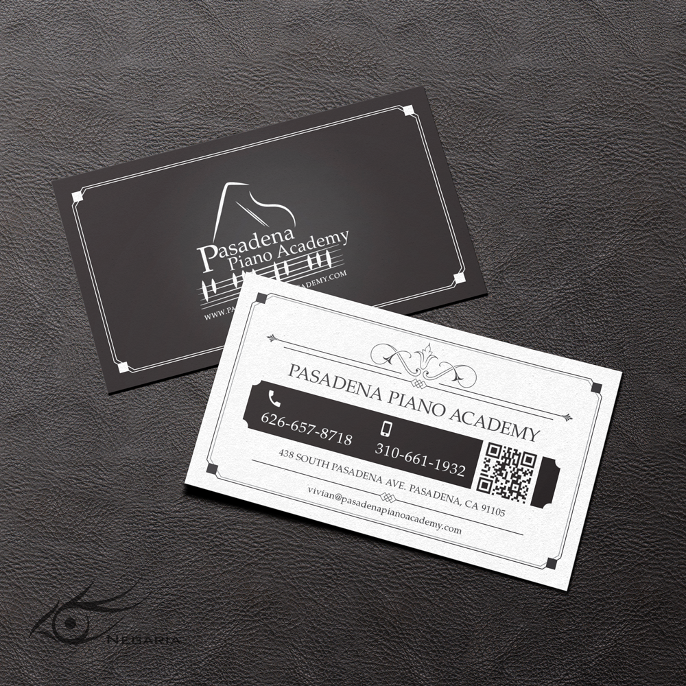 Diseño de Tarjeta de Presentación por AITIST para Pasadena Piano Academy | Diseño #5080670