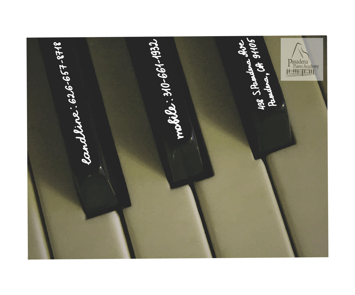 Business Card Design by zakharsmirnofff for Pasadena Piano Academy | Design #5121241