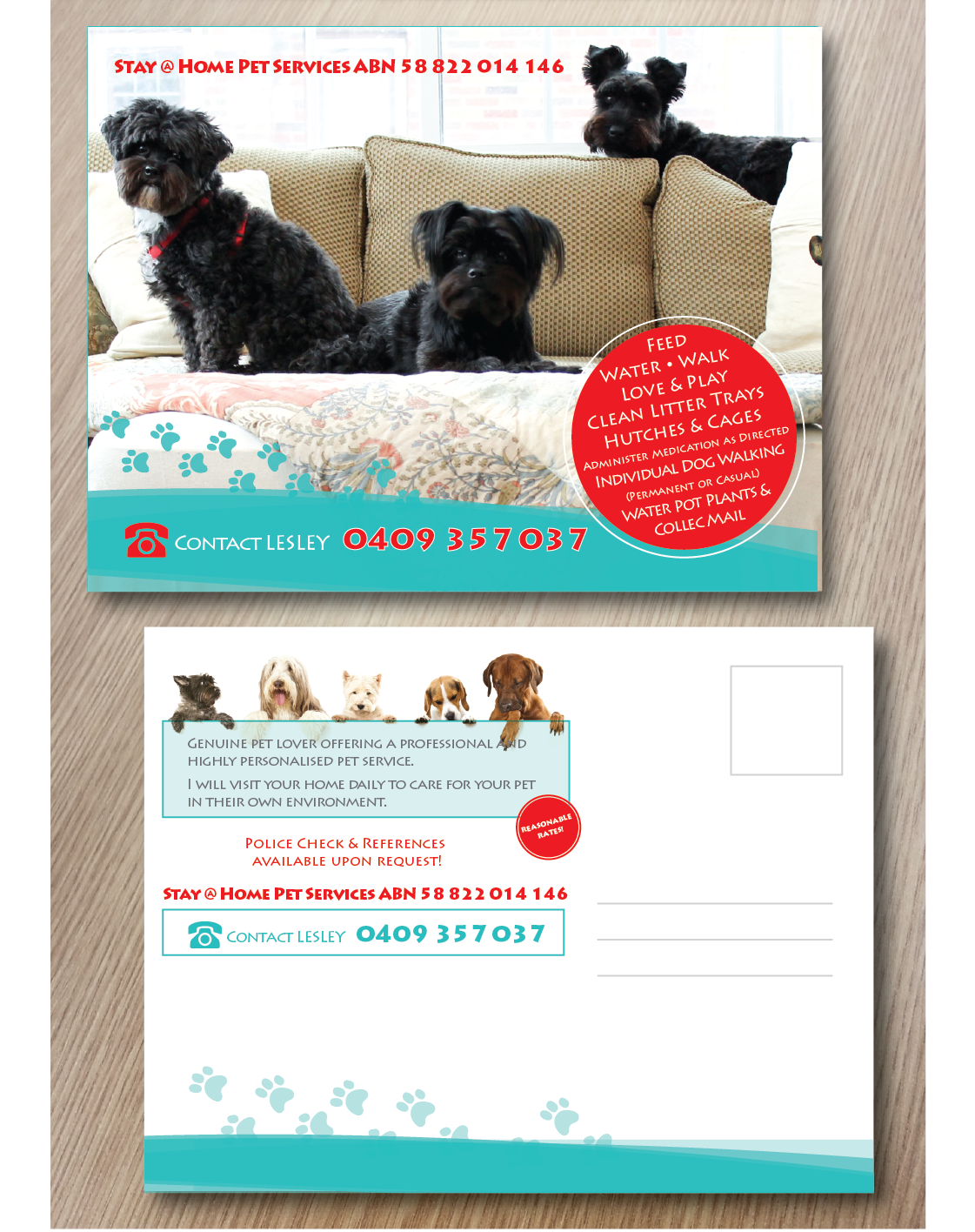 Postcard Design by alex989 for this project | Design #5170038