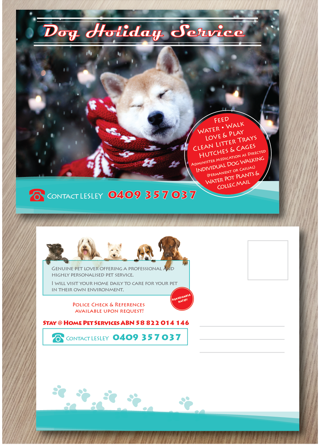 Postcard Design by alex989 for this project | Design #5170043