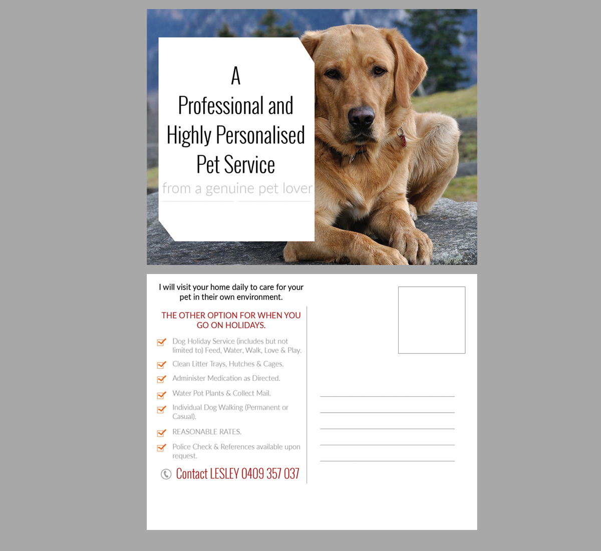 Postcard Design by Sourav Sen for this project | Design #5199086