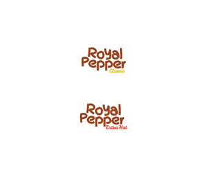 Royal Pepper Classic (Mild Flavour) and Royal Pepper Extra Hot | Logo Design by Dzains