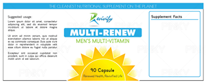 Nutritional Supplement Products Label | Label Design by Pinky 