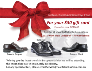 Real Italian Fashion $30 Gift Card