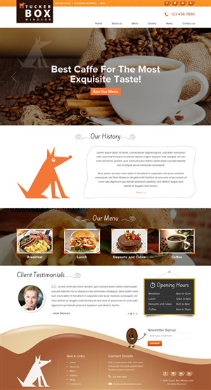 Tuckerbox Windsor | Diseño Web por Sbss