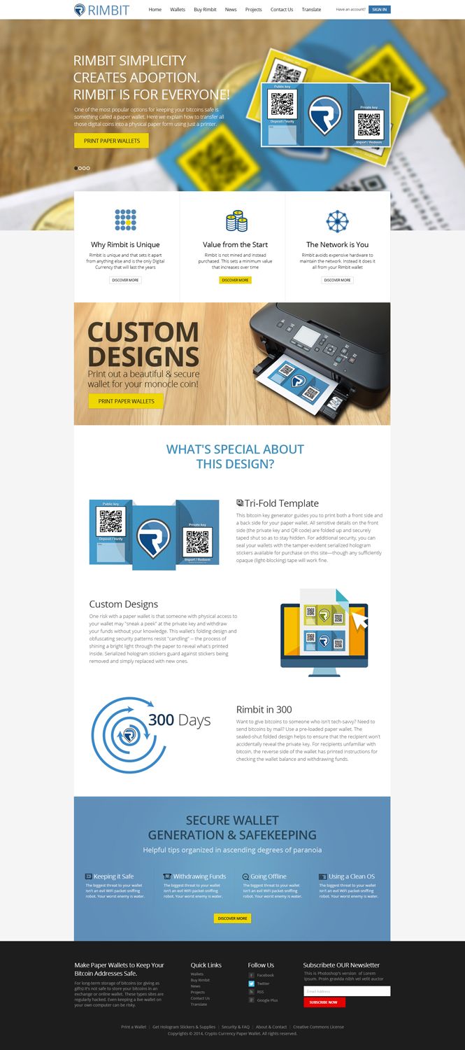 Web Design by the-lion-king for Rimbit | Design: #5071760