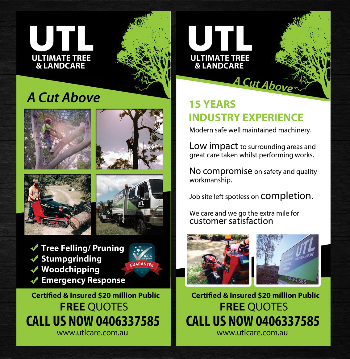Design de Flyer par uk pour Ultimate Tree & Landcare | Design #5069536
