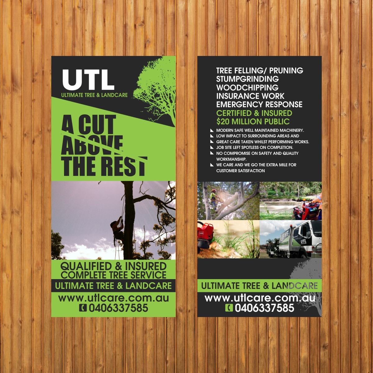 Flyer Design by cb1318 for Ultimate Tree & Landcare | Design #5069713