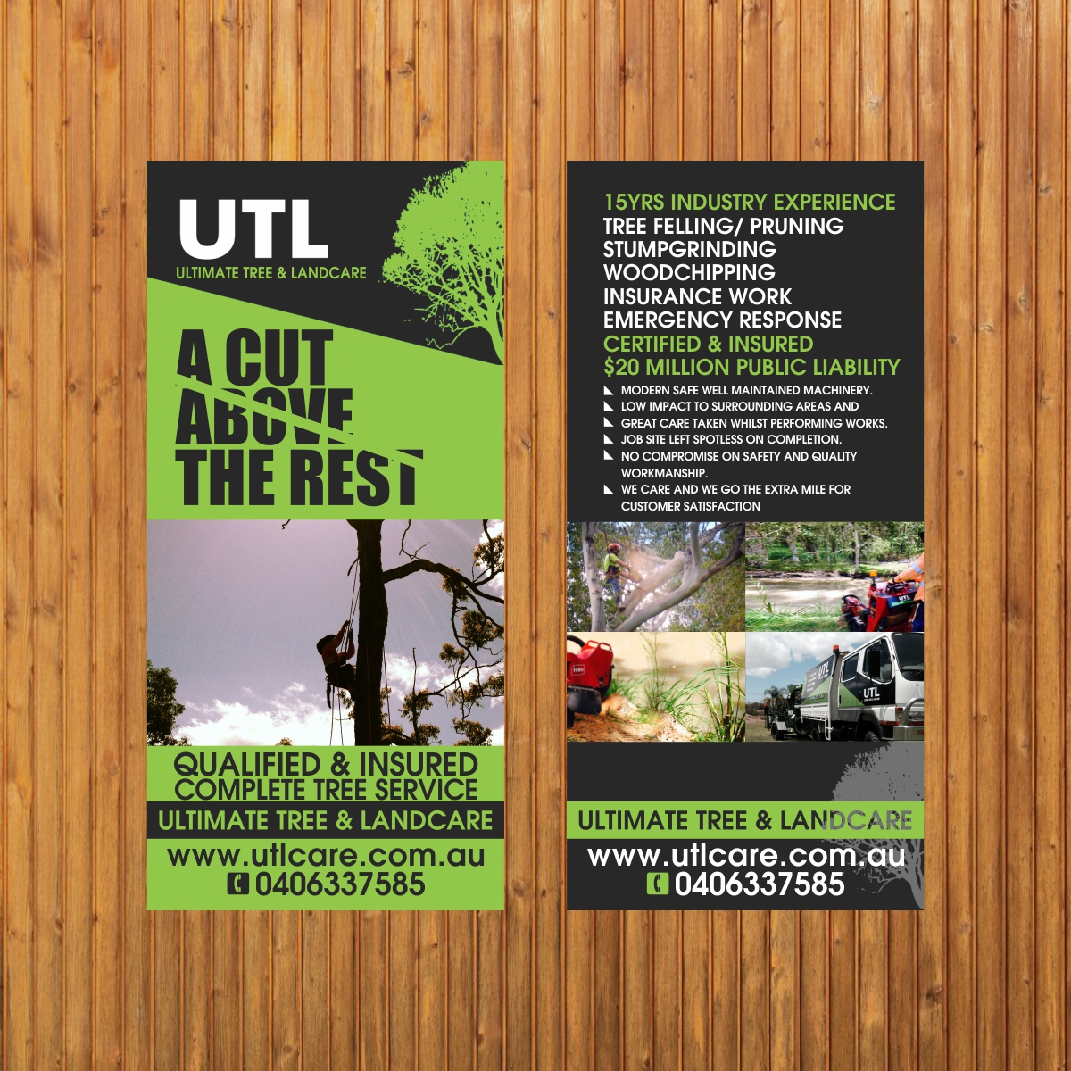 Flyer Design by cb1318 for Ultimate Tree & Landcare | Design #5071020