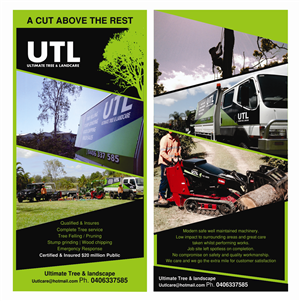 Flyer-Design von creativeride für Ultimate Tree & Landcare | Design #5066493