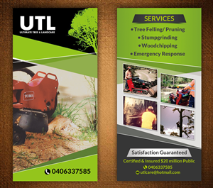 Flyer-Design von ESolz Technologies für Ultimate Tree & Landcare | Design #5066896