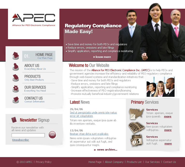Web Design par klakson pour ESAC | Design #1449410