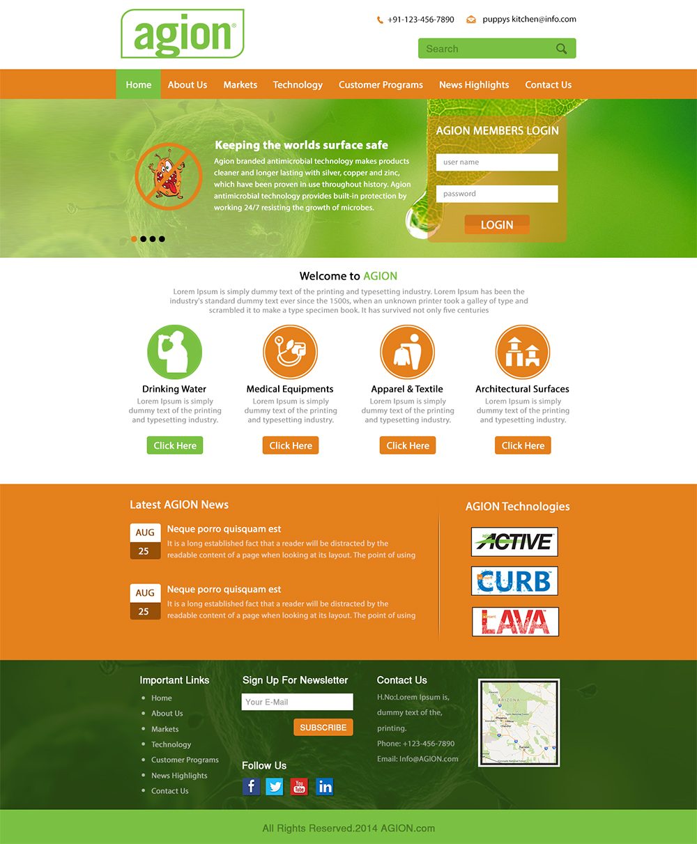 Web Design by Wings on web for this project | Design #5107988