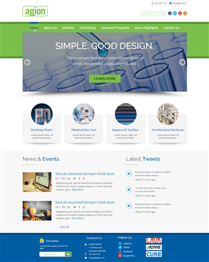 Diseño Web por CoolDesignz para este proyecto | Diseño: #5084033