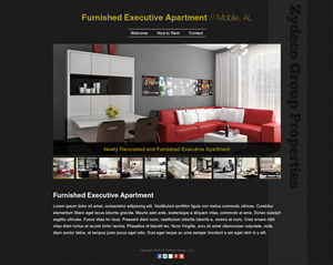 Simple small 4 page website to market  apartment  | Web Design by MIND