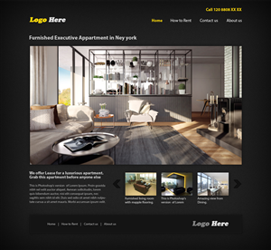 Simple small 4 page website to market  apartment  | Web Design by WirePaper