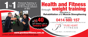 Flyer Design by Impressive Solutions for Pure Heart Fitness | Design: #5083843