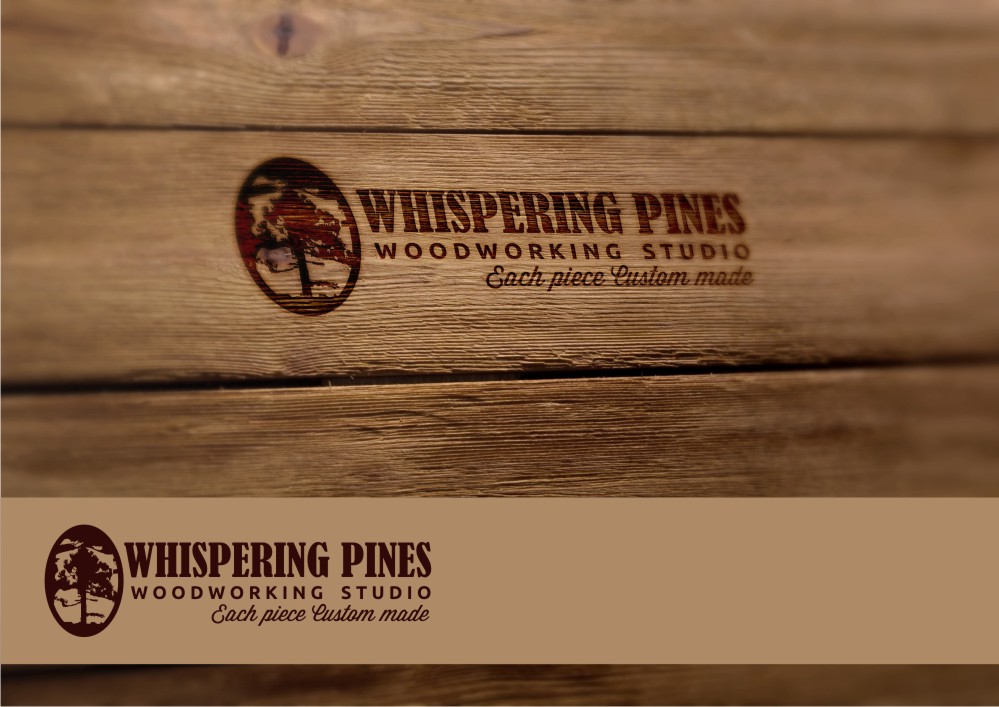 Logo Design by Amduat Design for Whispering Pines Studio | Design #5088168