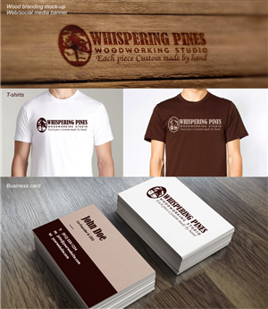 Logo Design by Amduat Design for Whispering Pines Studio | Design: #5099752