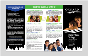 Oxnard Parents Guide to Gangs | Brochure Design by Adylhere
