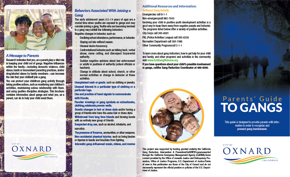 Diseño de Brochure por designbox para Oxnard Police Department/Office of Youth Safety | Diseño #5103586
