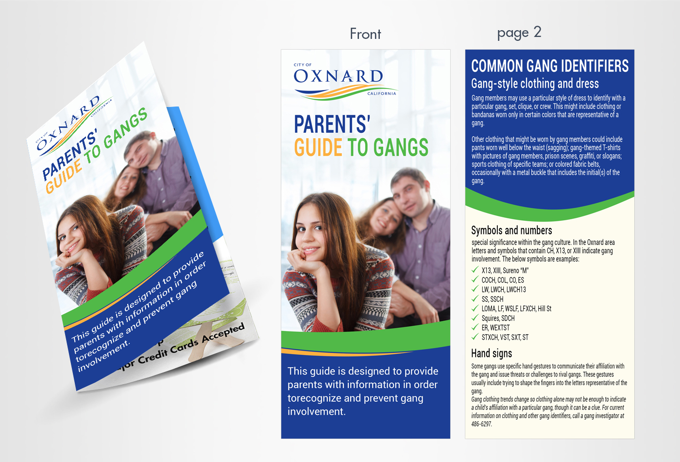Brochure Design by anushka_snigdha for Oxnard Police Department/Office of Youth Safety | Design #5102037