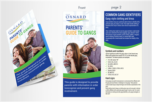 Diseño de Brochure por anushka_snigdha para Oxnard Police Department/Office of Youth Safety | Diseño: #5102037